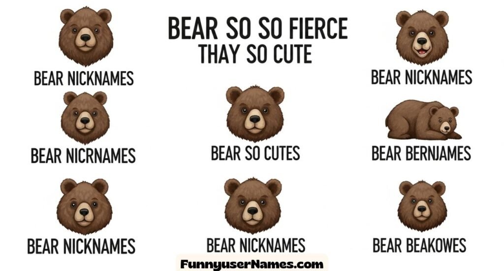 Bear Nicknames That Are So Cute, Fierce