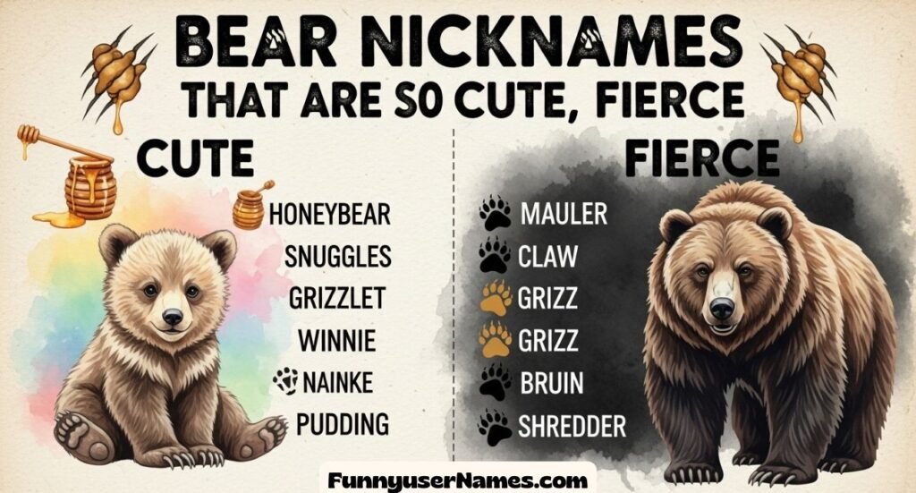 Bear Nicknames That Are So Cute, Fierce