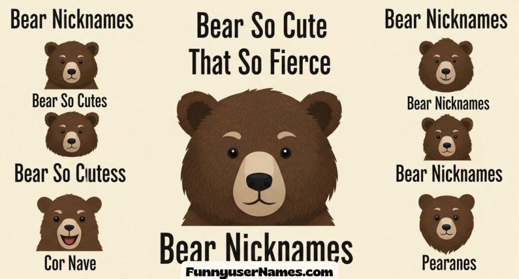 Bear Nicknames That Are So Cute, Fierce