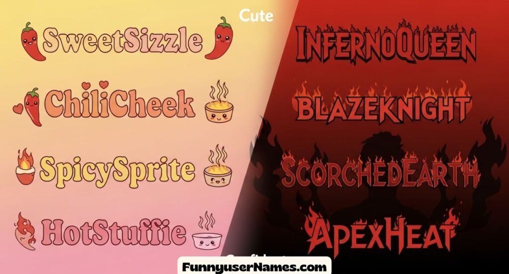 Hot & Spicy Username Ideas